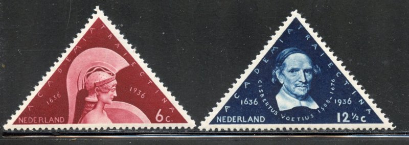 Netherlands # 204-5, Mint Never Hinge. CV $ 16.00