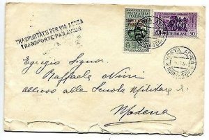 Aegean - PA Cent. 50 Garibaldi + complementary on cover