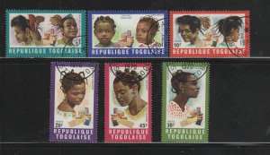 TOGO #722-725, C125-27  1970  VARIOUS HAIR STYLES      MINT VF NH O.G CTO