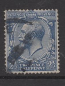 Great Britain  Scott # 191  used single