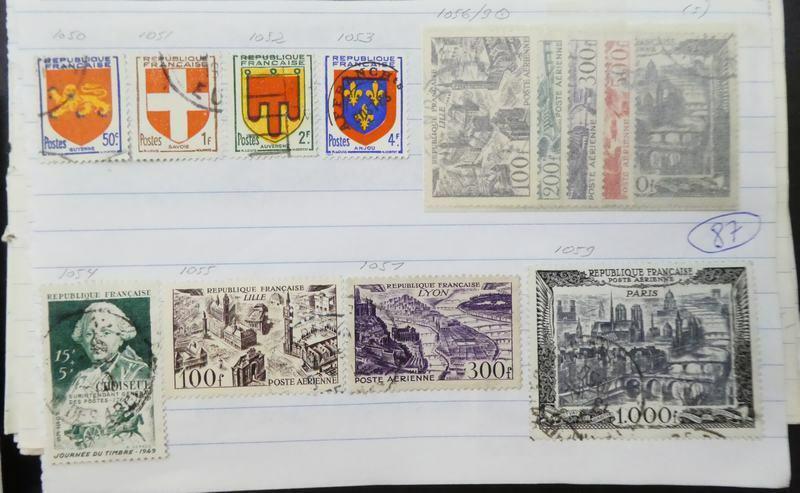 EDW1949SELL : FRANCE Extensive collection, Mint & Used on Old Time pgs Cat $3030