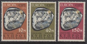 Cyprus 416-8  Europa mnh