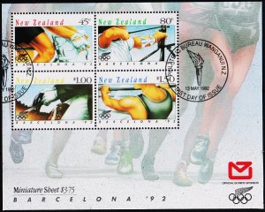 New Zealand. 1992 Miniature Sheet. S.G.MS1674 Fine Used