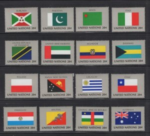 UN #425-40  (1984 Flag set) VFMNH  CV $4.00