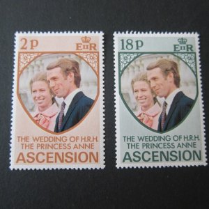 Ascension Islands 1973 Sc 177-178 set MNH