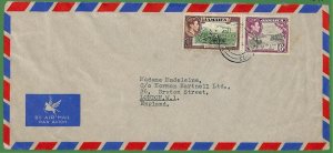 ZA1473 - JAMAICA - POSTAL HISTORY - Oversize AIRMAIL COVER to England  1940's