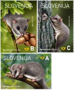 Slovenia 2023 MNH Stamps Scott 1554-1556 Animals Mouse