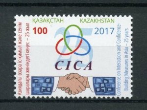Kazakhstan 2017 MNH CICA Conference Interaction Confidence Asia 1v Set Stamps 