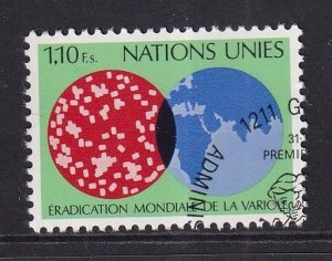 United Nations Geneva  #75 cancelled  1978   eradication of smallpox  1.10fr