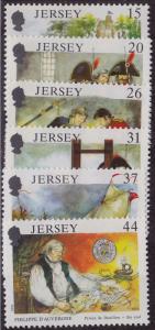 JERSEY MNH Scott # 553-558 Prince de Bouillon (4 Stamps) -1