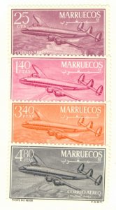 SPANISH MOROCCO C1-4 MNH CV $6.40 BIN $3.25