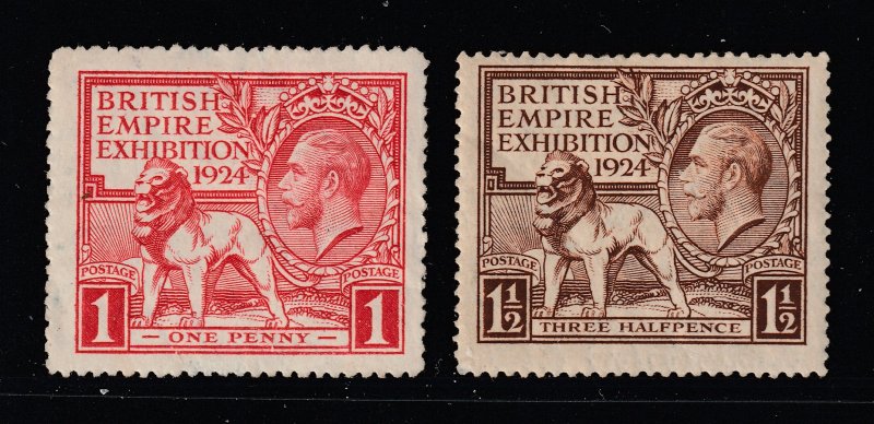 Great Britain the 1924 Exhibition pair MH