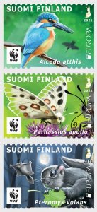 Finland 2021 Europa CEPT National Wildlife Critically Endangered WWF set MNH