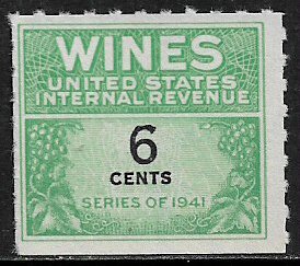 United States #RE118 MNH Wine Stamp