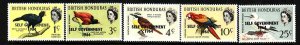 British Honduras-Sc#182-6- id6-unused NH set-Birds-Self Government-1964-