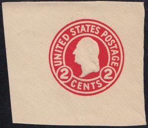 US  U429 Cut Square Unused