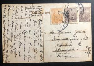 1913 Buenos Aires Argentina Picture Postcard Cover To Copenhagen Denmark