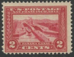 US Sc#398 1913 2c Panama-Pacific Canal Locks Perf 12 Fine Centered OG Mint LH