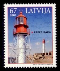 Latvia Sc# 676 MNH Papes Lighthouse 2007