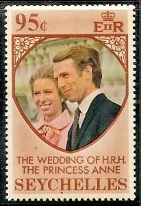 Seychelles 311 MNH 1973 Princess Anne's Wedding