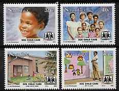 NAMIBIA - 1993 - SOS Child Care - Perf 4v Set - Mint Light Hinged