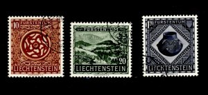 Liechtenstein #274-76  Single (Complete Set)