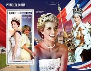Guinea-Bissau - 2023 Princess Diana - Stamp Souvenir Sheet - GB230202b1