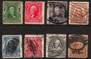 United States 300 to 307 - 300 and 301 OGNH others used.
