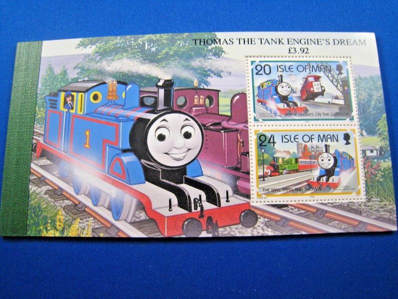 ISLE OF MAN  -  SCOTT # 661C  -  THOMAS THE TANK ENGINE BOOKLET  -  MNH