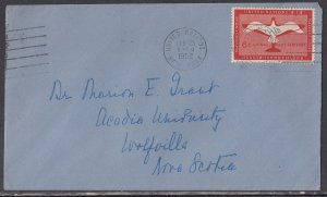 United Nations - Feb 29, 1952 Airmail Cover to Canada