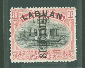 Labuan #71v Unused Single