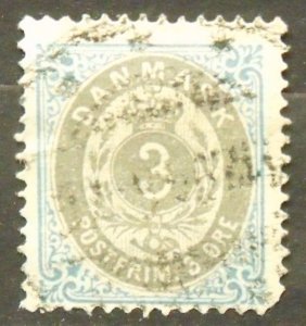 A4702   DENMARK   Used # 25                     CV$ 15.00