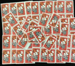 1271   Florida Settlement 400th Anniversary.   100 MNH 5 cent  stamps.  In 1965.