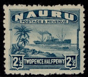 NAURU GV SG30Ac, 2½d greenish blue, M MINT. Cat £20.