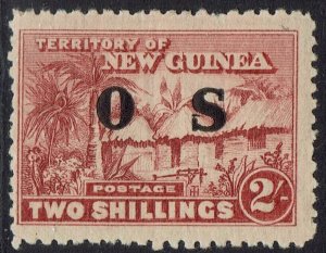 NEW GUINEA 1925 HUT OS 2/-