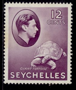 SEYCHELLES GVI SG139, 12c reddish violet, M MINT. Cat £50.