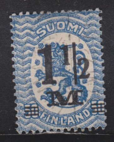 Finland 126 Finnish Arms 1921 O/P