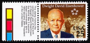 US 2513 MNH VF 25 Cent Dwight David Eisenhower