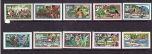 Niue-Sc#179-88-unused NH set-Definitives-1976-