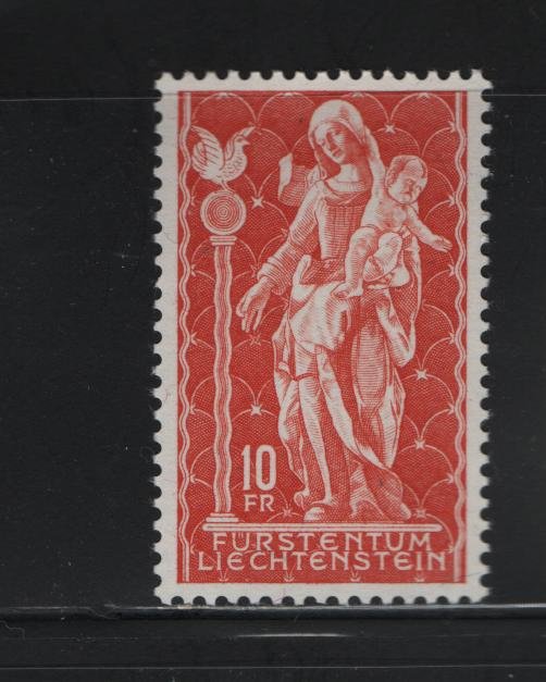 LIECHTENSTEIN 395 MNH, 1965 Madonna, Wood Sculpture, 18th Century