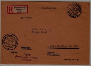 Germany registered Zeppelin cover 13.12.32 Friedrichshafen