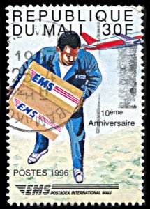 Mali 780, postally used, 10th Anniversary of Express Mail Service