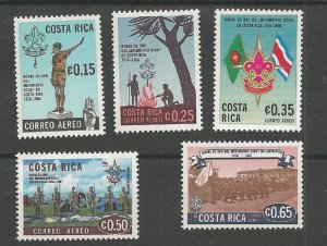 1968 Costa Rica Boy Scouts 50th anniversary