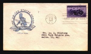 US SC# 925 FDC / Farnam / Light Crease & Small Scratch - L2528