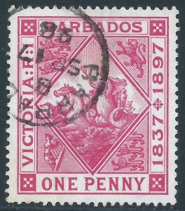 Barbados, Sc #83, 1d Used