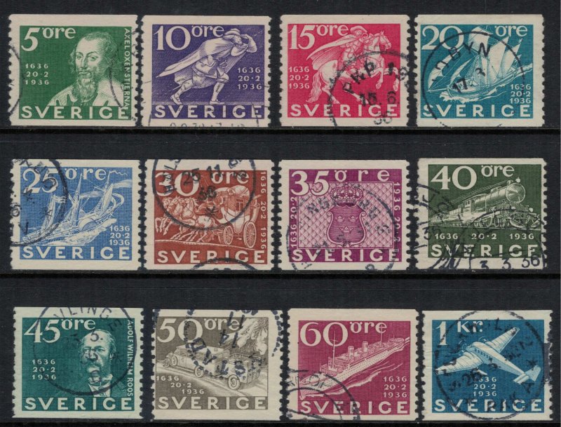 Sweden #251-62  CV $26.95