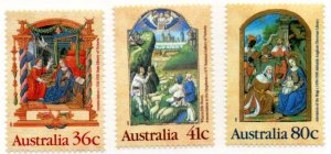 AUSTRALIA 1159-61 MNH SCV $2.80 BIN $1.70 RELIGION