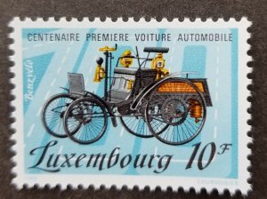 *FREE SHIP Luxembourg First Automobile 1985 Classic Car Vehicle (stamp) MNH