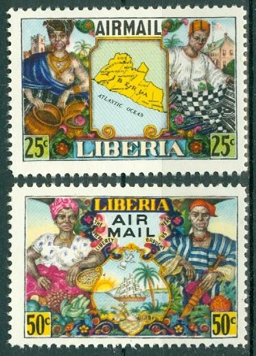 Liberia - Scott C63-C64 MNH