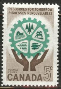 CANADA Scott 395 MNH** 1961 natural resources stamp CV$0.30